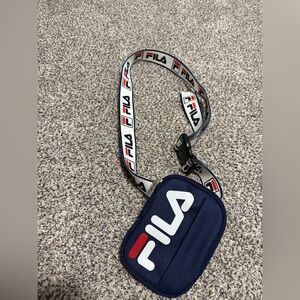FILA Blue Belt Bag with Logo Strap
